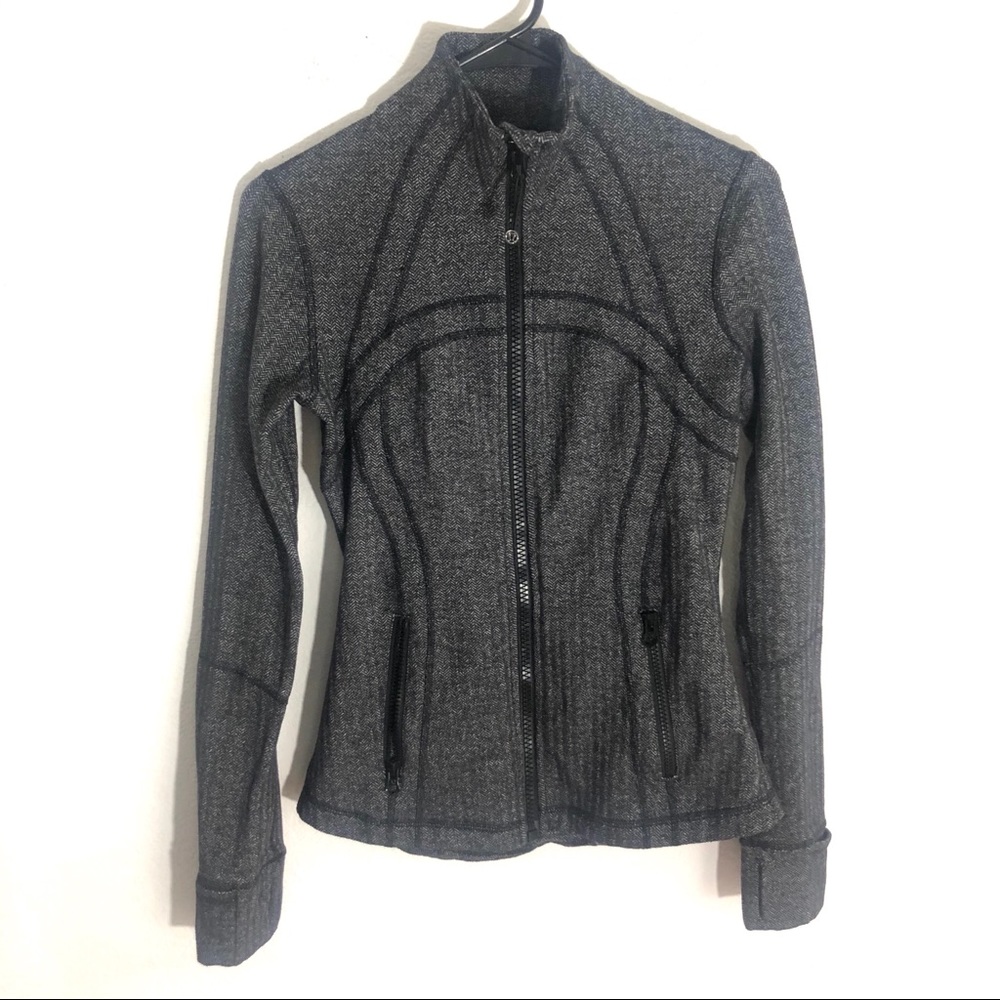 Lululemon Define Jacket Full Zip Sz 6 Herringbone